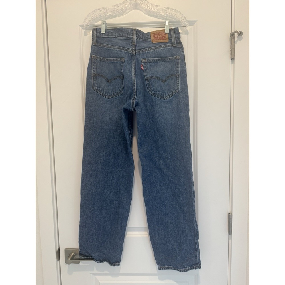 Levis Jeans Womens 27x31 '94 Baggy High Rise Relaxed Loose Straight Seamed 90s - Picture 5 of 10